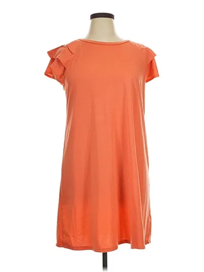 Pre-owned Como Vintage Casual Dress In Orange