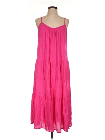 Pre-owned Como Vintage Casual Dress In Pink