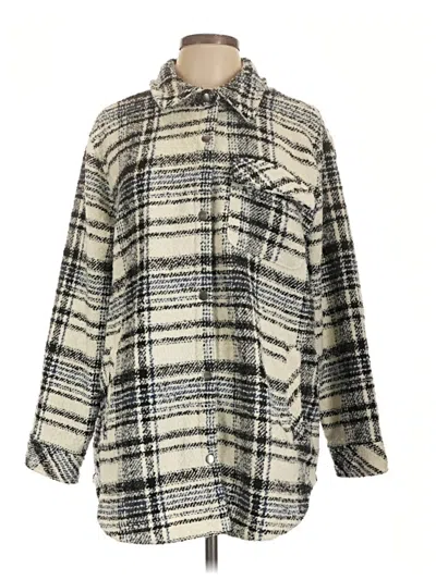 Pre-owned Como Vintage Coat In Gray