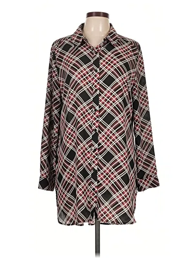 Pre-owned Como Vintage Long Sleeve Blouse In Black