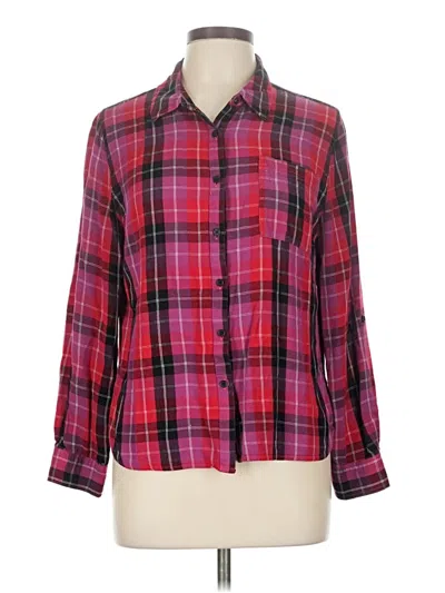Pre-owned Como Vintage Long Sleeve Button Down Shirt In Pink