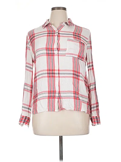 Pre-owned Como Vintage Long Sleeve Button Down Shirt In White
