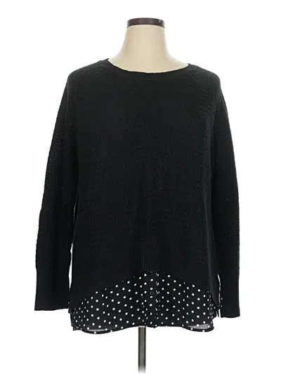 Pre-owned Como Vintage Pullover Sweater In Black