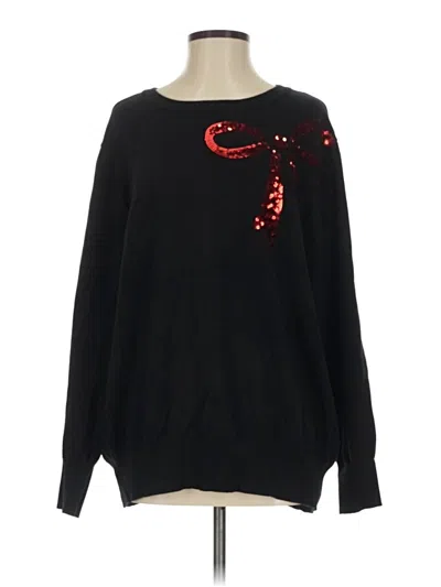 Pre-owned Como Vintage Pullover Sweater In Black
