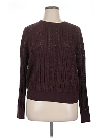 Pre-owned Como Vintage Pullover Sweater In Burgundy