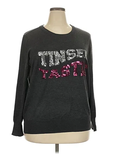 Pre-owned Como Vintage Pullover Sweater In Gray