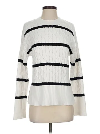 Pre-owned Como Vintage Pullover Sweater In White