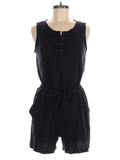 Pre-owned Como Vintage Romper In Black