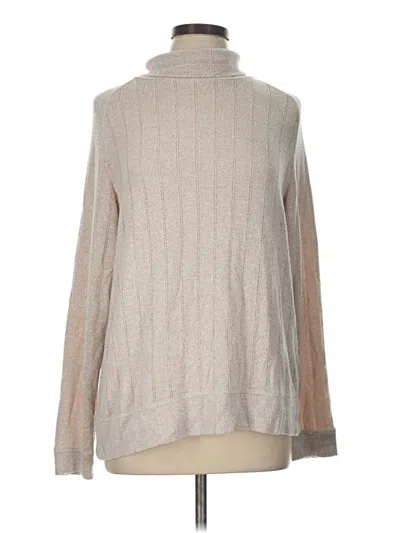 Pre-owned Como Vintage Turtleneck Sweater In Tan