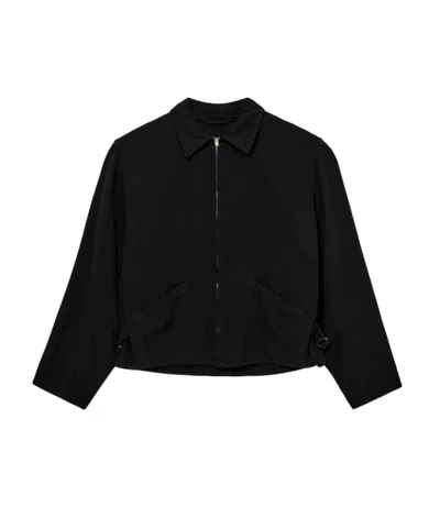 Comoli Long Sleeve Casual Jacket In Black