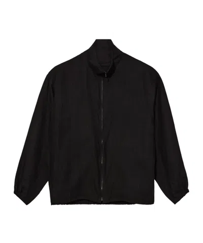 Comoli Long-sleeved Casual Jacket In Black