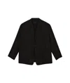 Comoli Long-sleeved Casual Jacket In Black