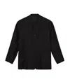Comoli Stand Collar Jacket In Black