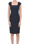 Compagnia Italiana Jersey Dress In Navy Blue