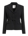 Compagnia Italiana Woman Blazer Black Size 8 Polyester, Elastane