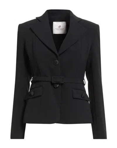 Compagnia Italiana Woman Blazer Black Size 8 Polyester, Elastane