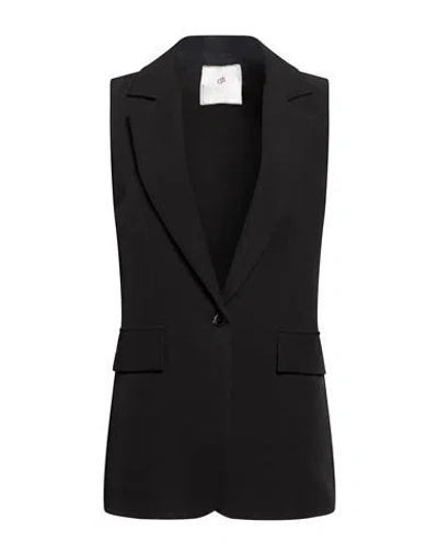 Compagnia Italiana Woman Blazer Black Size 8 Polyester, Elastane