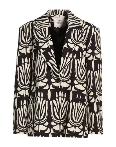 Compagnia Italiana Woman Blazer Black Size 8 Polyester, Elastane