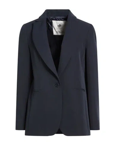 Compagnia Italiana Woman Blazer Midnight Blue Size 8 Polyester, Elastane