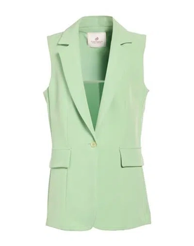 Compagnia Italiana Woman Blazer Sage Green Size 10 Polyester, Elastane
