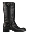 Compagnia Italiana Woman Boot Black Size 6 Leather In Black