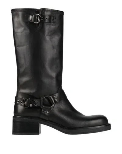 Compagnia Italiana Woman Boot Black Size 6 Leather