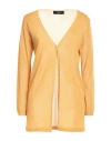 Compagnia Italiana Woman Cardigan Marigold Size S Viscose, Polyester, Polyamide In Yellow