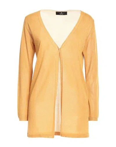 Compagnia Italiana Woman Cardigan Marigold Size S Viscose, Polyester, Polyamide In Yellow