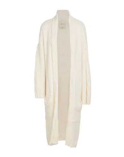 Compagnia Italiana Woman Cardigan White Size M Acrylic, Wool, Alpaca Wool, Viscose