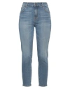 Compagnia Italiana Woman Jeans Blue Size 6 Cotton, Elastane In Blue