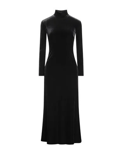 Compagnia Italiana Woman Maxi Dress Black Size 2 Polyester, Elastane