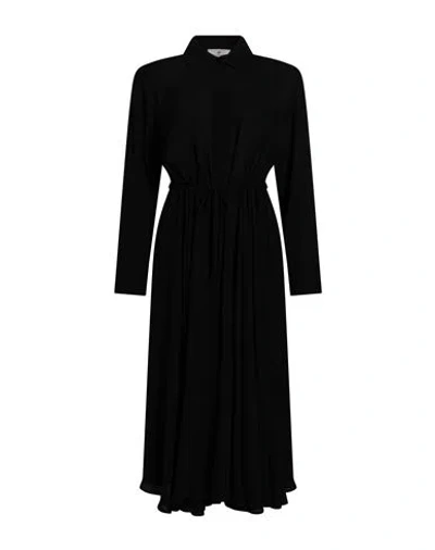 Compagnia Italiana Woman Maxi Dress Black Size 8 Viscose