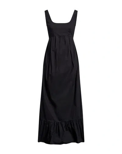Compagnia Italiana Woman Maxi Dress Black Size S Cotton