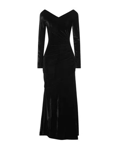Compagnia Italiana Woman Maxi Dress Black Size S Polyester, Elastane
