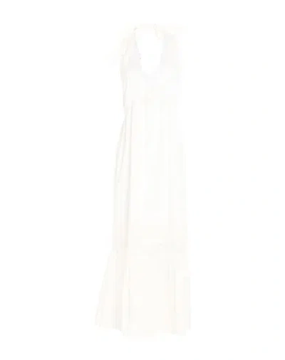 Compagnia Italiana Woman Maxi Dress White Size 6 Cotton