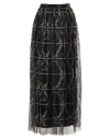 Compagnia Italiana Woman Maxi Skirt Black Size L Polyester In Black