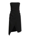 Compagnia Italiana Woman Midi Dress Black Size S Polyester, Elastane In Black