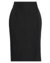 Compagnia Italiana Woman Midi Skirt Black Size 10 Polyester, Elastane In Black