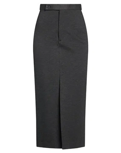 Compagnia Italiana Woman Midi Skirt Charcoal Size 2 Viscose, Polyamide, Elastane In Multi