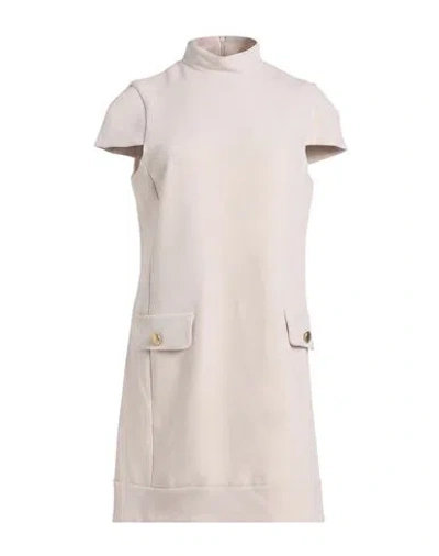 Compagnia Italiana Woman Mini Dress Beige Size 6 Polyester, Viscose, Elastane In Neutral