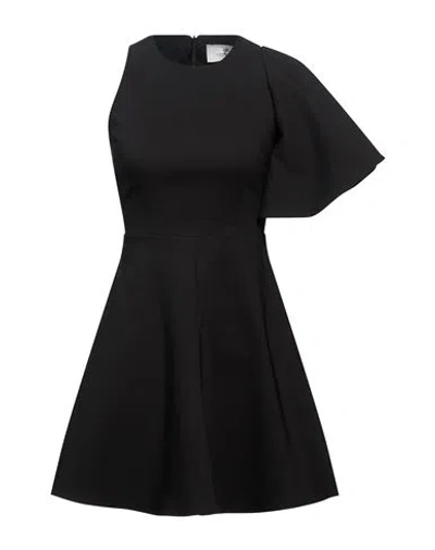 Compagnia Italiana Woman Mini Dress Black Size 2 Cotton, Polyamide, Elastane