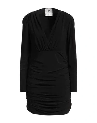 Compagnia Italiana Woman Mini Dress Black Size 8 Polyester, Elastane