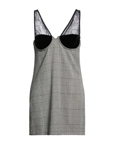 Compagnia Italiana Woman Mini Dress Grey Size 6 Polyester, Viscose, Elastane In Gray