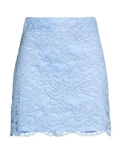 Compagnia Italiana Woman Mini Skirt Azure Size 2 Polyester In Blue