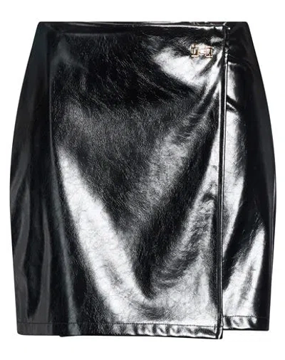 Compagnia Italiana Woman Mini Skirt Black Size 4 Polyester
