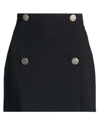 Compagnia Italiana Woman Mini Skirt Black Size 6 Viscose, Nylon, Elastane