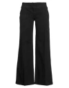 Compagnia Italiana Woman Pants Black Size 12 Cotton, Elastane