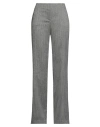 Compagnia Italiana Woman Pants Black Size 8 Polyester, Viscose, Elastane In Gray