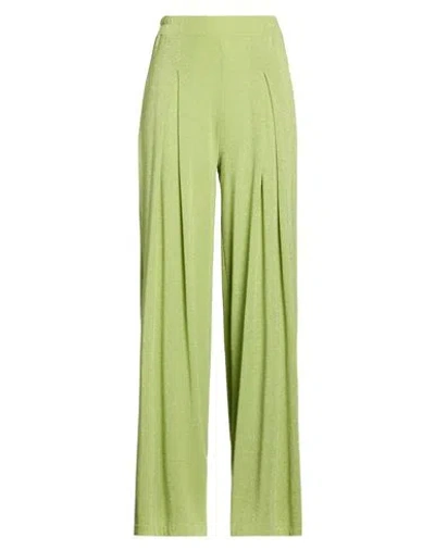 Compagnia Italiana Woman Pants Lime Green Size S Viscose, Polyamide, Polyimide, Elastane