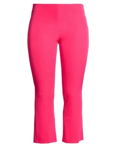Compagnia Italiana Woman Pants Magenta Size 10 Polyester, Elastane In Pink
